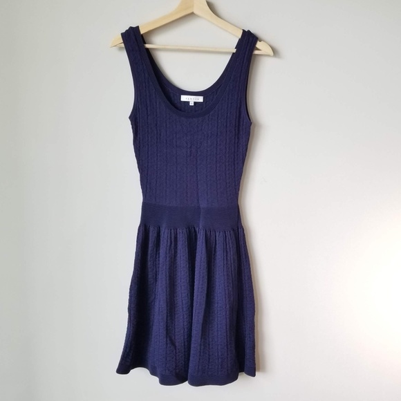 Sandro Dresses & Skirts - Sandro Sleeveless Knit Mini Dress Fit & Flare Sz 2
